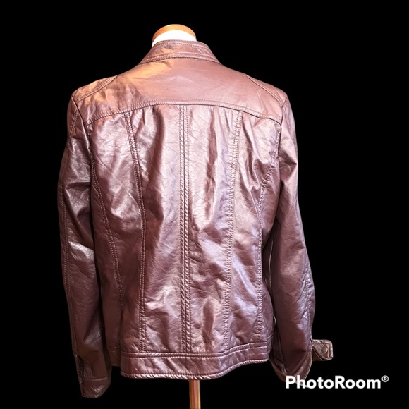 J2 by Jou Jou Faux Leather Jacket - Picture 2 of 11